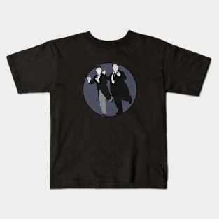 Grunge Urban Laurel and Hardy - Grey Kids T-Shirt